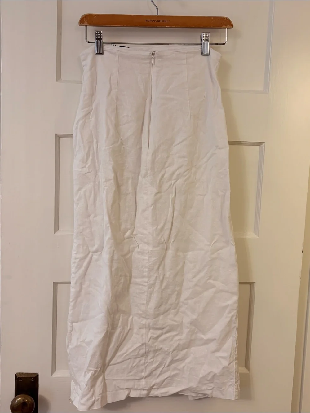Women's White Midi Skirt